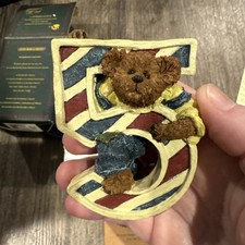 Boyds Bears 5th Birthday Figurine L.T. Beanster Bearstone Collection picture