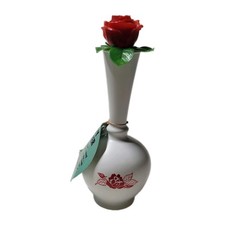 Vintage Minerware Red Rose Bud Vase Laundry Damp'ner Sprinkler 10 oz NY USA NOS picture