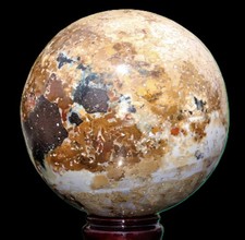 Large King Cobra Jasper Sphere: Reiki Healing Chakra Balancing Stone (135MM) picture
