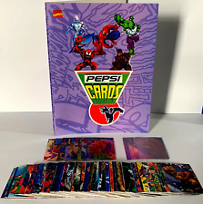 Marvel Pepsicards Binder + Full Set 113/113 Spiderman Hulk Venom Reprint 1995 picture