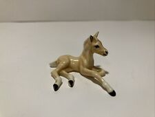 Hagen Renaker Mini Foal Palomino Horse Lying Down Figurine picture