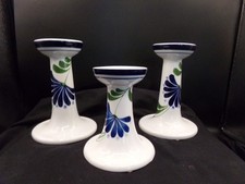 3 Vintage  Dansk Sage Song Candle Stick holders  2 sizes picture