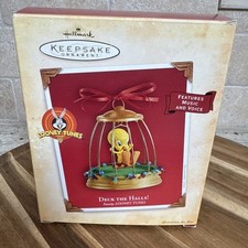 Hallmark 2004 Keepsake Deck The Halls Tweety Loney Tunes, Music and Voice-G13 picture