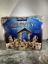 Kirkland Signature - 13-piece Hand-Painted Nativity Set Large 2005080 picture