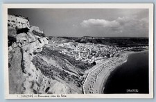 Nazare Oeste Portugal Postcard Panoramic View c1930's Vintage RPPC Photo picture