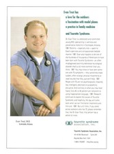 PRINT AD, 2007 Evan Trost MD Scottsdale Tourette Syndrome Association Doctor picture