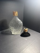 1959 Jim Bean Clear Glass Leaf-Pattern Decanter picture