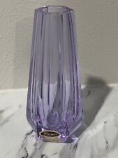 Moser Vintage Amethyst Bud Vase, Made In Czech Republic  picture