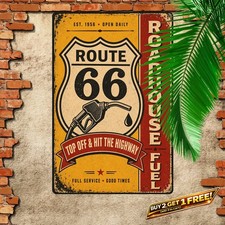 Classic Gas Station Garage Metal Tin Sign Retro Shop Wall Art Decor 8x12 picture