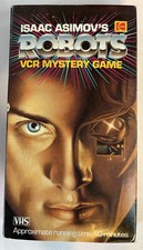 Rare Vintage, Isaac Asimov's, Robots VCR Mystery Game, Detective by Kodak, VHS picture
