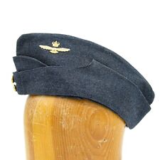 Vintage c.1958 Post-War R.C.A.F. Wedge Cap with Badges Royal Canadian Air Force picture