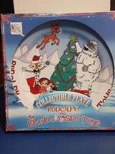 NEW CVS RUDOLPH & THE ISLAND OF MISFIT TOYS CollectibleCOOKIES FOR SANTA Plate  picture