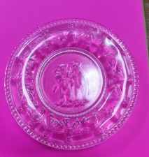 Clear Glass dessert Plate Dish 6-1/2