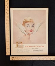 Vintage 1959 Cashmere Bouquet Soap Color Print Ad Full Page 1950s Original Retro picture