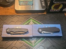 EDC GRIPPER Exclusive Knife BARB D2 G10 And Storm Cutter 51/200 14C28N  picture