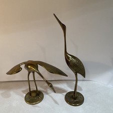 Leonard Solid Brass Collection Bird Figurines Set of 2 Made in Korea picture