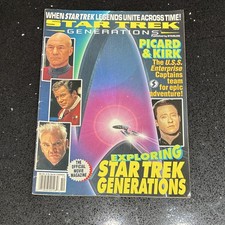 Star Trek Generations Official Movie Magazine 1994 Starlog Picard & Kirk picture
