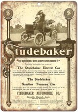 Studebaker Electric Car Vintage Ad Reproduction Metal Sign A447 picture