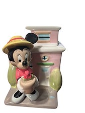 Disney Direct Minnie Mouse Urban House Cookie Jar Vintage Ceramic Kitchen Collec picture