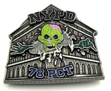 G66 NYPD 78 Precinct Digiscare Halloween Police Challenge Coin picture