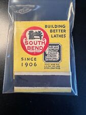 MATCHBOOK - SOUTH BEND LATHE WORKS - FOR THOSE WHO WANT THE BEST - UNSTRUCK picture