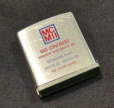 Vintage ZIPPO Advertisment/Give Away 78 inch Tape Measure with Metrics LQQK picture