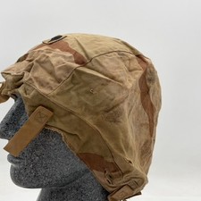 VTG  MSA Reversible Helmet Cover Desert Tan Brown Camo Large M/L Medium Large picture