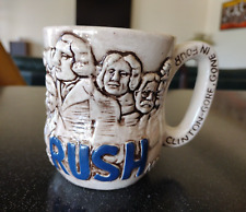 RARE DON TWIN WINTON PROTOTYPE RUSH LIMBAUGH DITTO HEAD COFFEE MUG MT. RUSHMORE picture