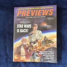 Previews Comic Book Magazine November 1996 Vol VI No. 11 Diamond STAR WARS BACK picture