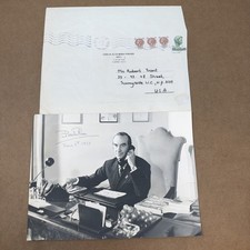 Emilio Pucci Signed 1978 Photo Italian Fashion Designer Autograph + Envelope picture