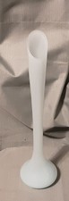 Vintage Elegant Tall Light Blue Art Glass Vase picture