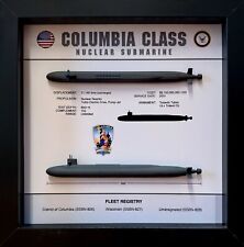 Columbia Class Submarine Shadow Display Box, 8.75