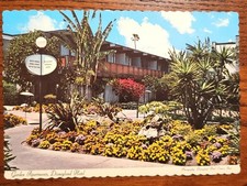 Disneyland Hotel postcard; Garden Apartments; very scarce printing picture