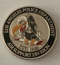 LAPD Los Angeles Police Department ASD Air Support Division Challenge Coin picture