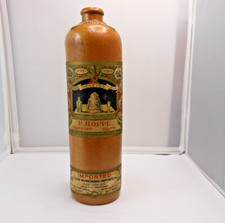 Antique P. Hoppe Schiedam Holland Genever Gin Stoneware Jug Van Munching picture