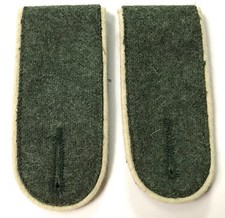 WWII GERMAN HEER ARMY EM INFANTRY M40 M42 M43 TUNIC SHOULDER BOARDS-PAIR  picture