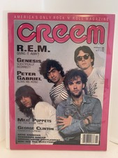 Creem Magazine November 1986 R.E.M. Genesis Peter Gabriel picture