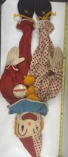 Vintage Handmade Clown  Red, White, Blue, & Yellow.  Circus Town Hugo OK picture