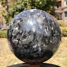 9.76LB TOP Natural Blue amphibole quartz sphere crystal ball reiki healing 888 picture