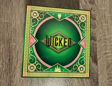 Wicked Movie Gold Rhinestone Watch Elphaba Glinda Pink Green Crystal Bezel 2024 picture