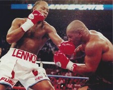 Lennox Lewis Mike Tyson Boxing 4x6 Picture Celebrity Print picture
