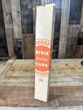 VINTAGE 100 -1950s 4oz 7UP Dixie Paper Vending Cups WITH Original Box  NEW picture