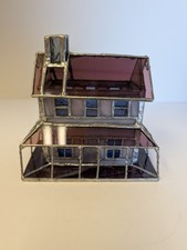 Vintage Stained Glass Farm House  5