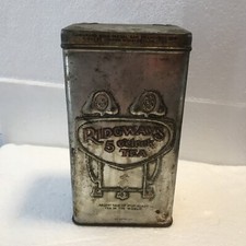 Vintage Collectible Tea Tin Ridgway's 5 O'clock Tea Made In England picture