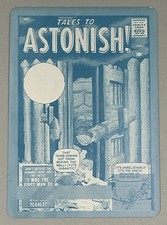 Tales to Astonish #1 Cyan Printing Plate 1/1 ST4 2022 Fleer Ultra Midnight Sons picture
