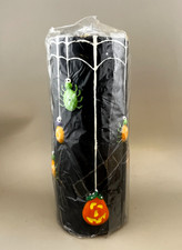 Vtg NOS Robert Alan Halloween Spider Pillar Candle 6