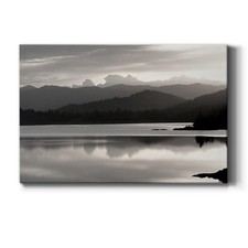 Renditions Gallery Mountain Lake Canvas Art Salish Mountains 36''x 24'' Ready picture