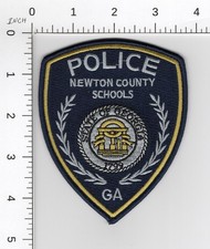 NEWTON COUNTY SCHOOLS ^^ GEORGIA  🏫  COLLECTIBLE POLICE EMBROIDERED PATCH picture