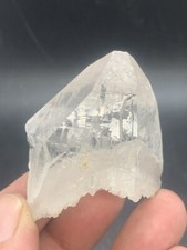 439 Grams Lustrous Terminated White Quartz Crystals 8 Pieces Lot. picture