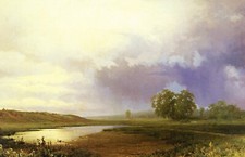 Threatening Clouds, Ivan Shishkin (Russian, 1832-1898) --New POSTCARD picture